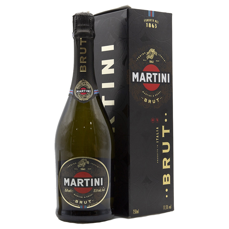 Игр Мартини Брют бел сух (п/у) 0,75