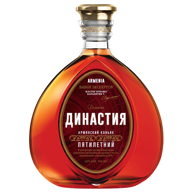 Коньяк Великая Династия 5* Выбор Экспертов (Армения) 0,5