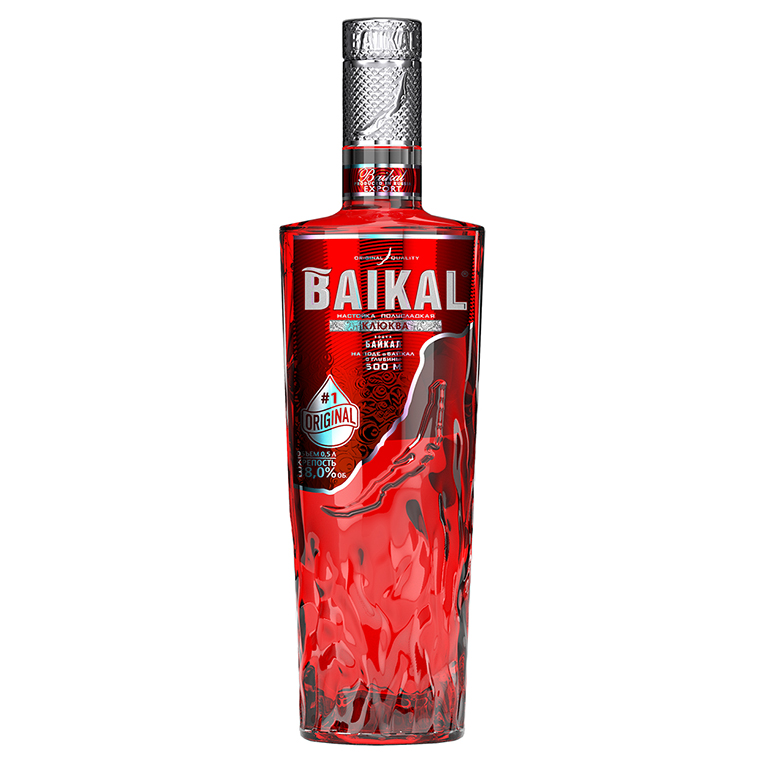 Настойка полусладкая Байкал клюква 0,5