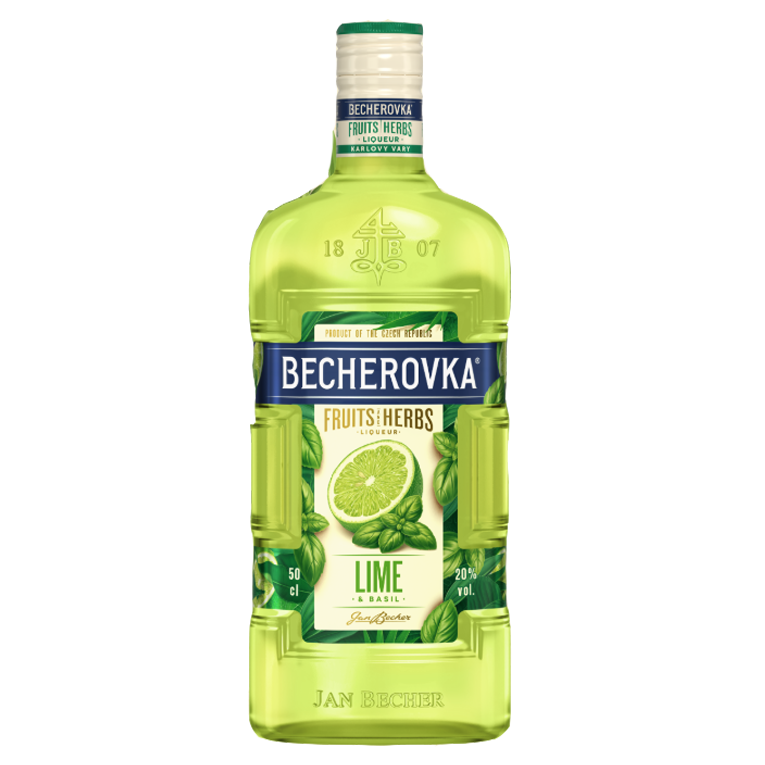 Ликер десерт Бехеровка Лайм и базилик 0,5